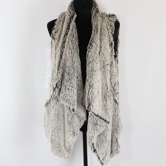 Wit and wisdom faux fur vest Clearance